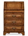 Foyer and Center Tables George II style Oak Fall Front Bureau-49