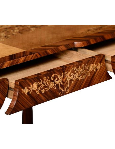 Square & Rectangular Side Tables Elegant French style Rosewood Dressing Table-50