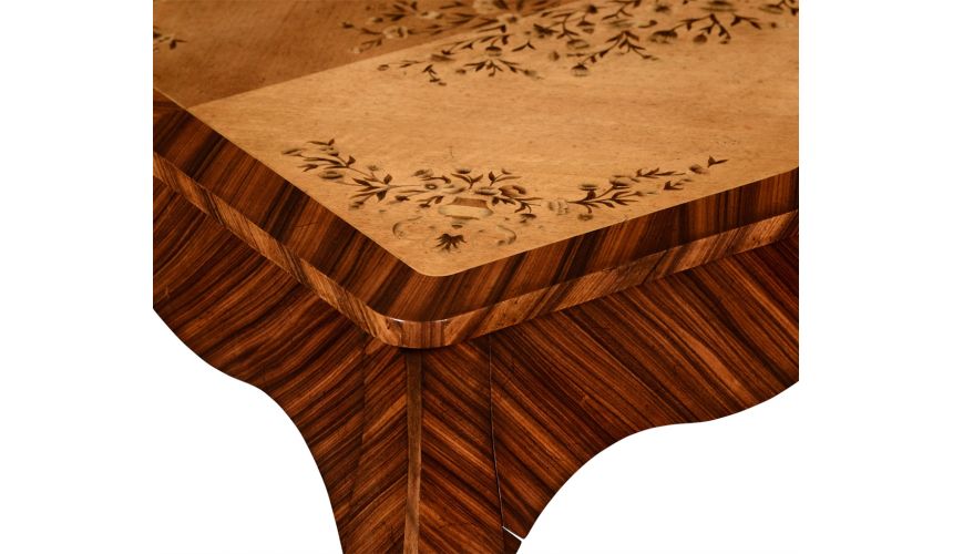 Square & Rectangular Side Tables Elegant French style Rosewood Dressing Table-50