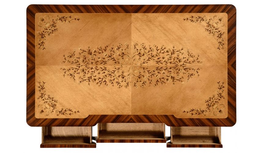 Square & Rectangular Side Tables Elegant French style Rosewood Dressing Table-50