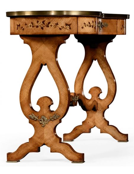 Round & Oval Side Tables Elegant French style Dressing Table-54