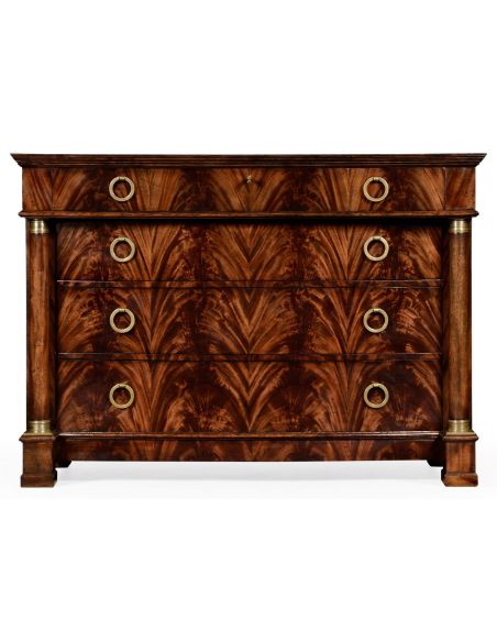 Biedermeier style Chest of four Drawers-55