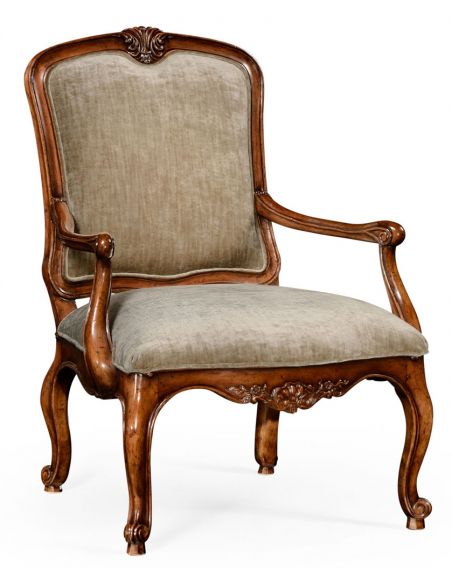 French Provincial style Antique Armchair-63