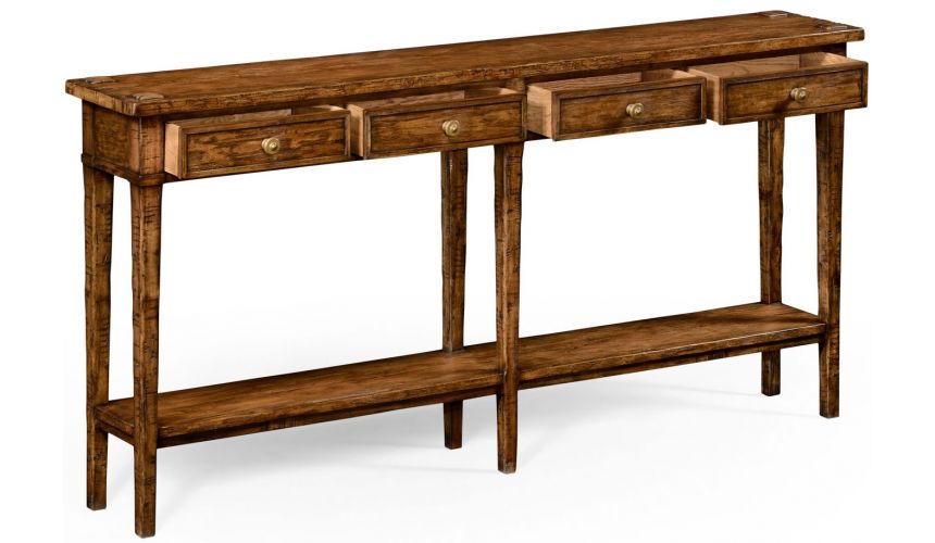 Four drawer store console table