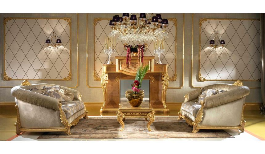 SOFA, COUCH & LOVESEAT Elegant living room set from our modern day Czar collection