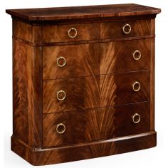 LUXURY BEDROOM FURNITURE Early Victorian style mahogany chest of drawers