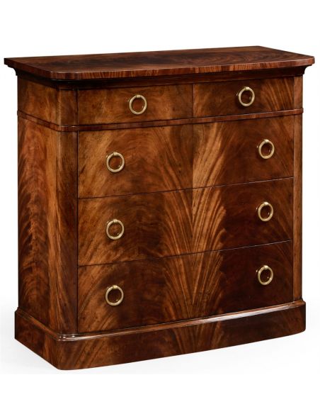 Early Victorian style mahogany chest of drawers