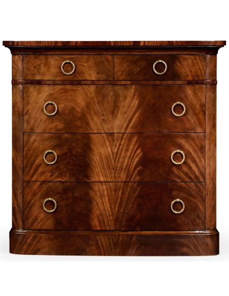 LUXURY BEDROOM FURNITURE Early Victorian style mahogany chest of drawers