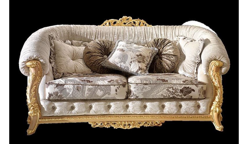 SOFA, COUCH & LOVESEAT Elegant living room set from our modern day Czar collection