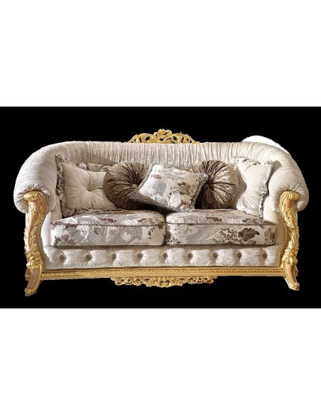 SOFA, COUCH & LOVESEAT Elegant living room set from our modern day Czar collection