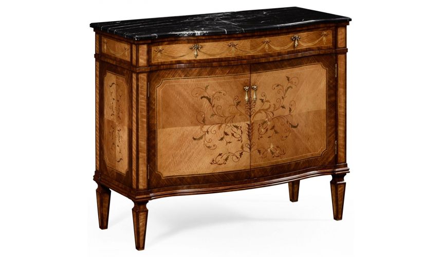 Bow Fronted Side Cabinet-93