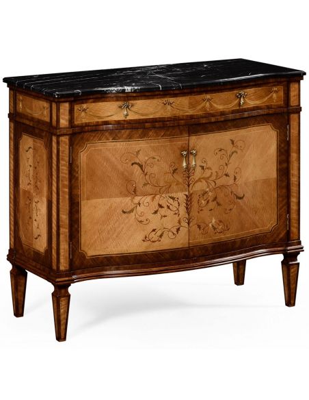 Bow Fronted Side Cabinet-93