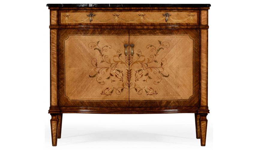 Bow Fronted Side Cabinet-93