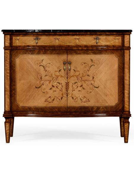 Bow Fronted Side Cabinet-93