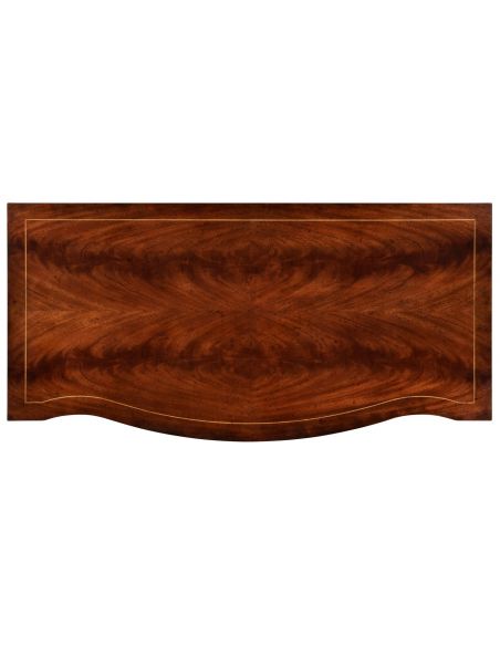 Breakfronts & China Cabinets Bowfront mahogany side cabinet