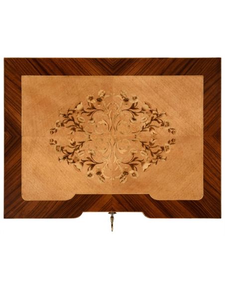 Square & Rectangular Side Tables Rosewood and satinwood Jewelry box dressing chest