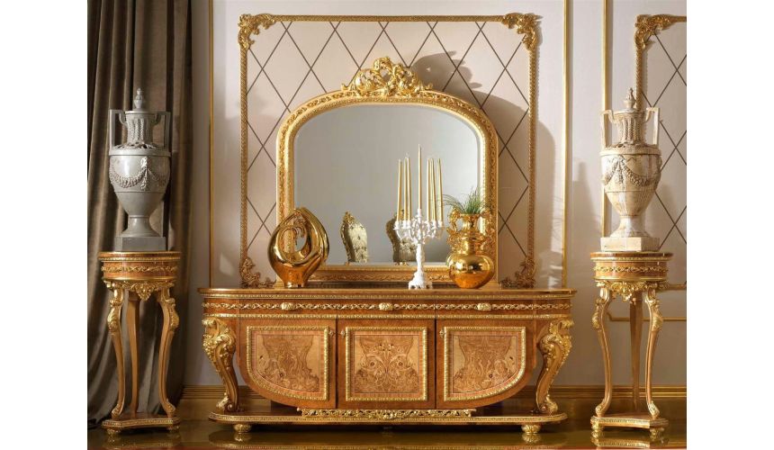 Furniture Masterpieces Elegant tall pedestal display from our modern day Czar collection