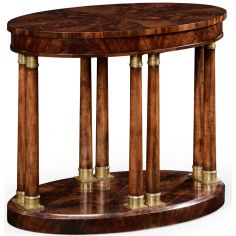 Round & Oval Side Tables Mahogany Biedermeier style oval side table
