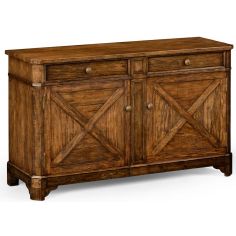 Country Living Style Sideboard with Double Cupboards-71