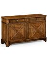 Country Living Style Sideboard with Double Cupboards-71