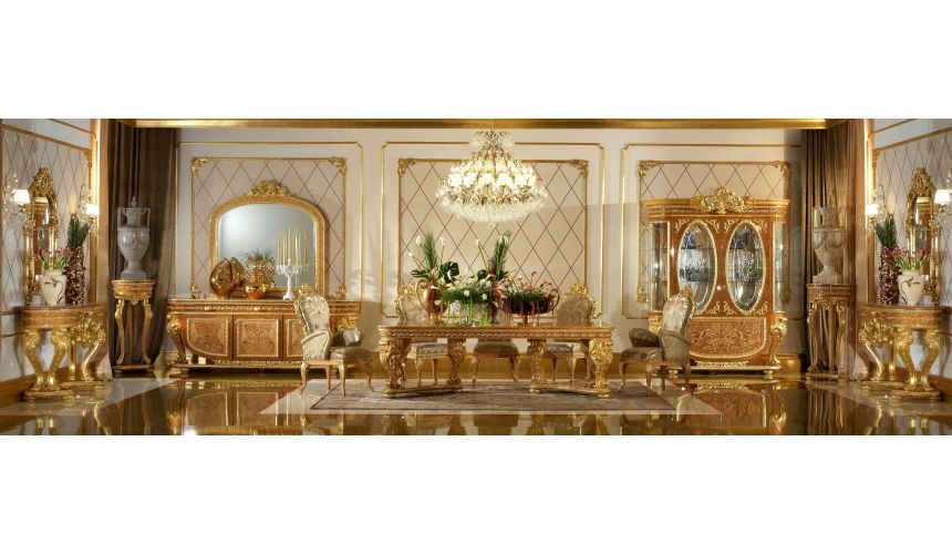 Furniture Masterpieces Elegant tall pedestal display from our modern day Czar collection