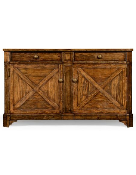 Country Living Style Sideboard with Double Cupboards-71