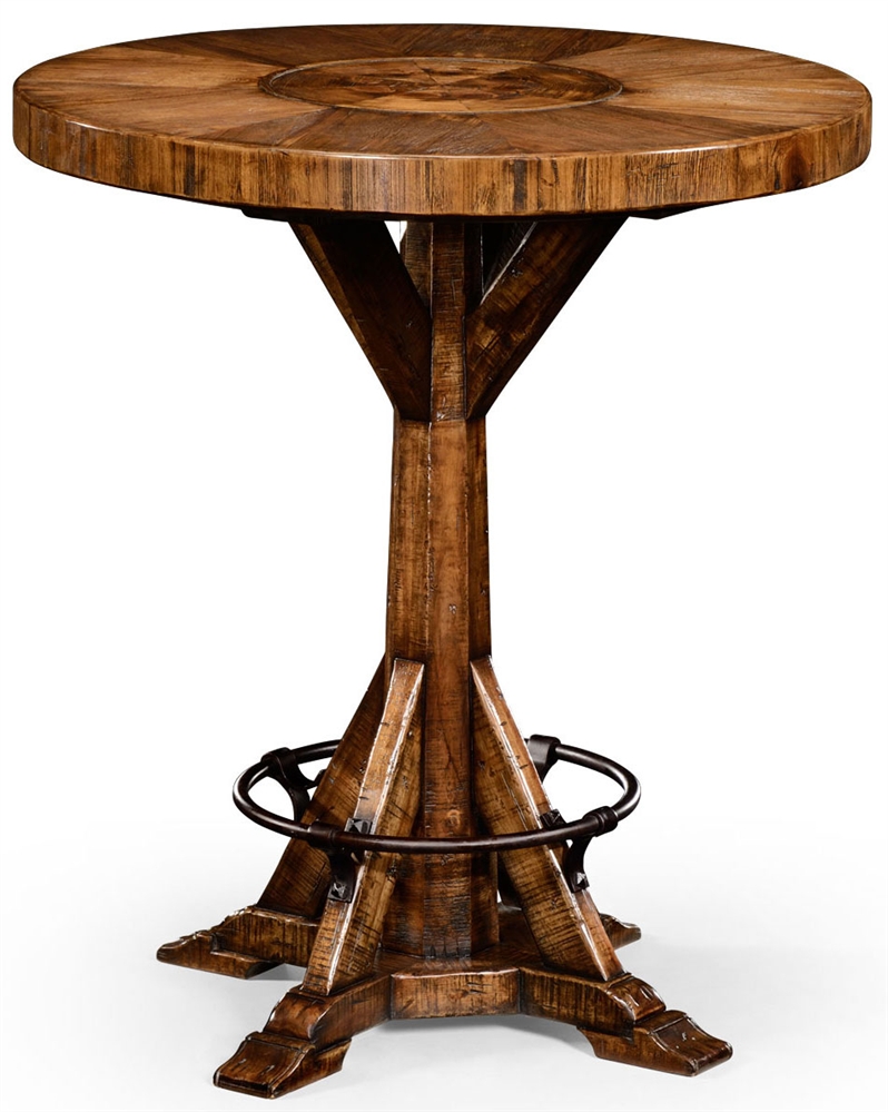 Home Bar Furniture Country living style walnut bar table