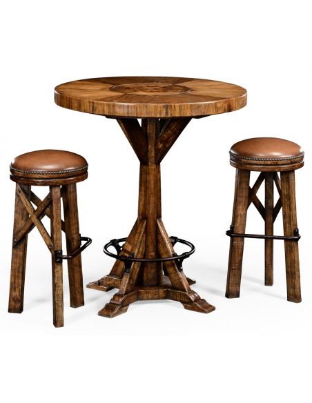 Square & Rectangular Side Tables Country Living Style Round Bar Table-72