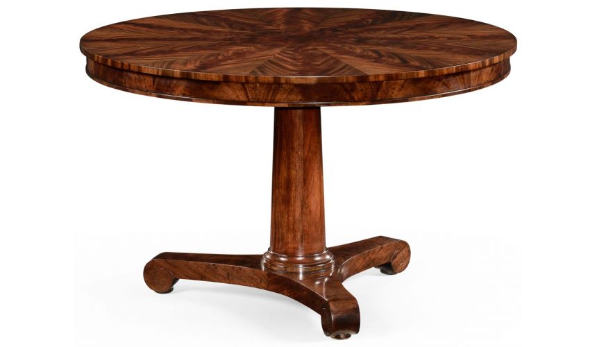 Dining Tables Flame mahogany Biedermeier breakfast table.