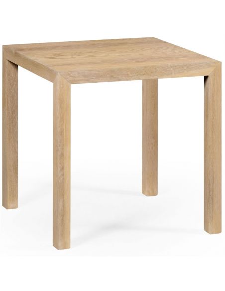 Square & Rectangular Side Tables Oak and hammered iron coloured nest of tables