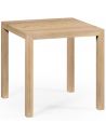 Square & Rectangular Side Tables Oak and hammered iron coloured nest of tables