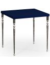 Square & Rectangular Side Tables Mahogany and hammered iron coloured nest of tables