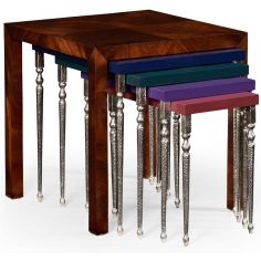 Square & Rectangular Side Tables Alexander Julian Designs Five Nesting Tables-89