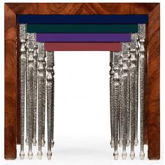 Square & Rectangular Side Tables Alexander Julian Designs Five Nesting Tables-89 2