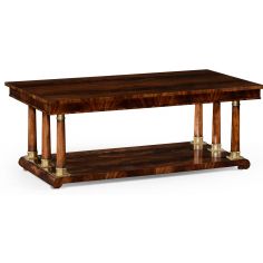 Coffee Tables Mahogany biedermeier style rectangular coffee table