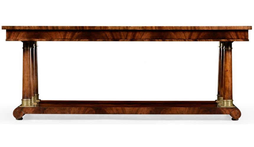 Coffee Tables Mahogany biedermeier style rectangular coffee table