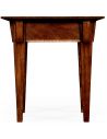 Square & Rectangular Side Tables Mahogany side table with herringbone inlay detail