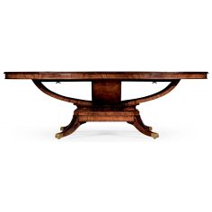 Dining Tables Biedermeier style mahogany oval dining table 2