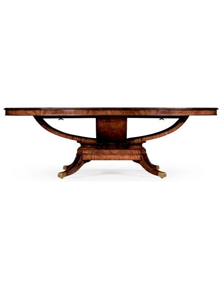 Dining Tables Biedermeier style mahogany oval dining table