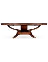 Dining Tables Biedermeier style mahogany oval dining table
