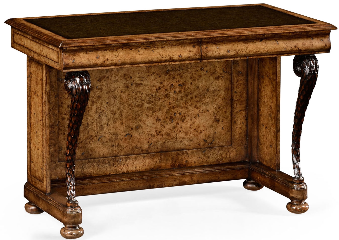 Executive Desks Burr oak writing desk.