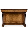Executive Desks Burr oak writing desk.