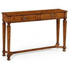 Console & Sofa Tables Empire style walnut two drawer console