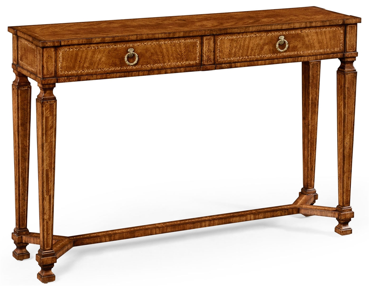 Console & Sofa Tables Empire style walnut two drawer console