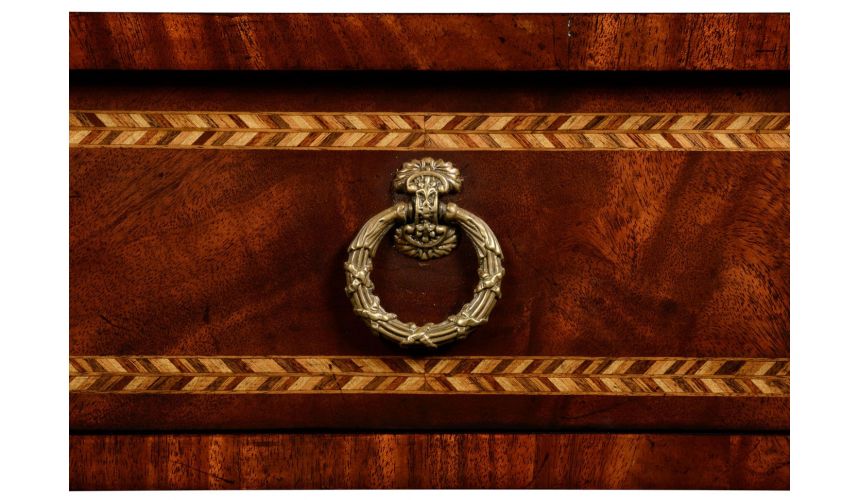 Console & Sofa Tables Empire style mahogany two drawer console