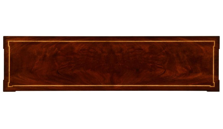 Console & Sofa Tables Empire style mahogany two drawer console