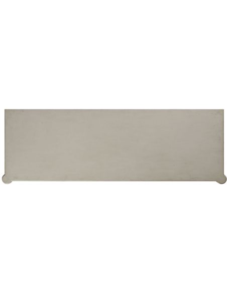 LUXURY BEDROOM FURNITURE Grey painted and antiqued chest of drawers