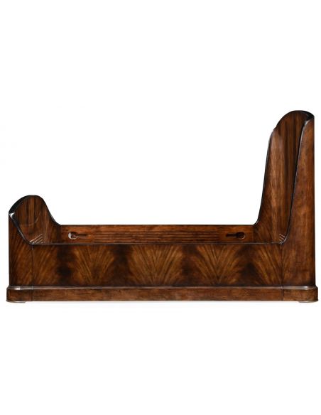 BEDS - Queen, King & California King Sizes Mahogany Biedermeier bed (US King).
