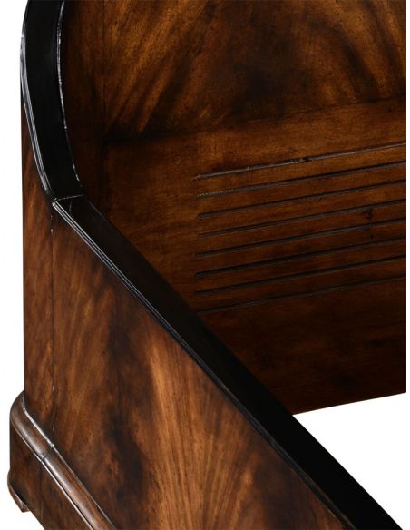 BEDS - Queen, King & California King Sizes Mahogany Biedermeier bed (US King).