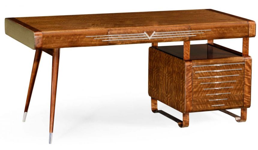 Executive Desks 50's Americana pedestal desk.
